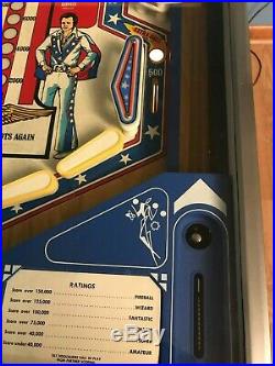 1977 Original BALLY Evil Knievel Home Pinball Machine