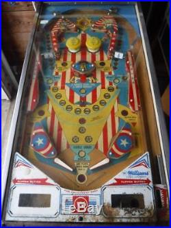 1977 Williams Liberty Bell Pinball Machine Arcade Game Parts Repair ...