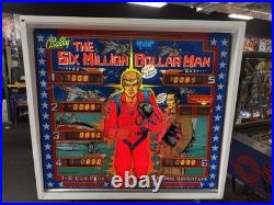1978 Bally 6 Six Million Dollar Man Pinball Machine Prof Techs Plays Great Leds