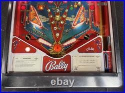 1978 Bally 6 Six Million Dollar Man Pinball Machine Prof Techs Plays Great Leds
