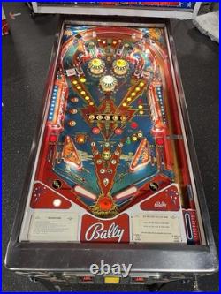 1978 Bally 6 Six Million Dollar Man Pinball Machine Prof Techs Plays Great Leds