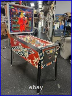 1978 Bally 6 Six Million Dollar Man Pinball Machine Prof Techs Plays Great Leds