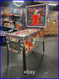 1978 Bally 6 Six Million Dollar Man Pinball Machine Prof Techs Plays Great Leds