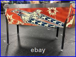 1978 Bally 6 Six Million Dollar Man Pinball Machine Prof Techs Plays Great Leds