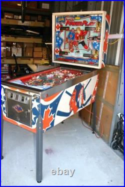 1978 Bally Bobby Orr POWERPLAY pinball machine -Everything works 100% -GOOD cond
