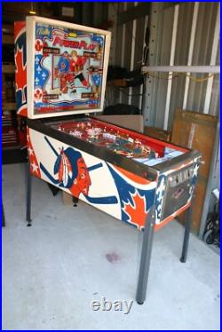 1978 Bally Bobby Orr POWERPLAY pinball machine -Everything works 100% -GOOD cond