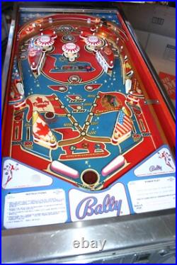 1978 Bally Bobby Orr POWERPLAY pinball machine -Everything works 100% -GOOD cond