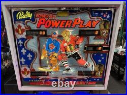 1978 Bally Bobby Orr Power Play Pinball Machine Prof Techs Plays Great