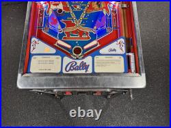 1978 Bally Bobby Orr Power Play Pinball Machine Prof Techs Plays Great