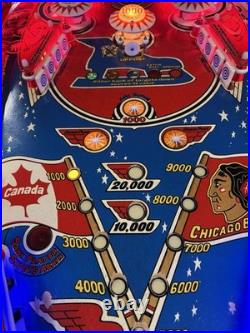 1978 Bally Bobby Orr Power Play Pinball Machine Prof Techs Plays Great