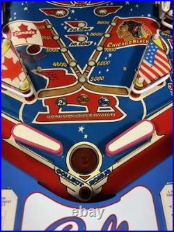 1978 Bally Bobby Orr Power Play Pinball Machine Prof Techs Plays Great