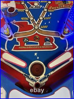 1978 Bally Bobby Orr Power Play Pinball Machine Prof Techs Plays Great