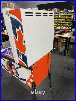 1978 Bally Bobby Orr Power Play Pinball Machine Prof Techs Plays Great