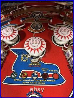1978 Bally Bobby Orr Power Play Pinball Machine Prof Techs Plays Great