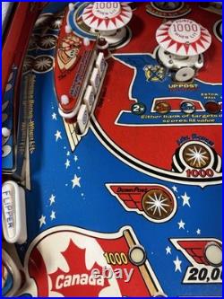 1978 Bally Bobby Orr Power Play Pinball Machine Prof Techs Plays Great