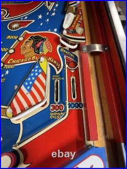 1978 Bally Bobby Orr Power Play Pinball Machine Prof Techs Plays Great