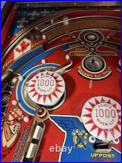 1978 Bally Bobby Orr Power Play Pinball Machine Prof Techs Plays Great