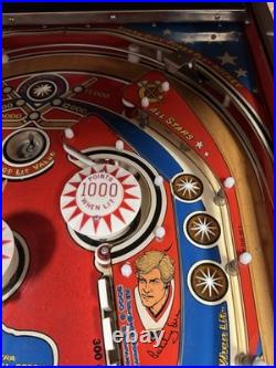 1978 Bally Bobby Orr Power Play Pinball Machine Prof Techs Plays Great