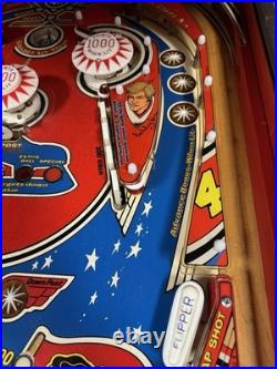 1978 Bally Bobby Orr Power Play Pinball Machine Prof Techs Plays Great