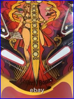 1978 Bally Mata Hari Pinball Machine Prof Techs Plays Great Refurbished 1978 Bally Mata Hari Pinball Machine Prof Techs Plays Great Refurbished