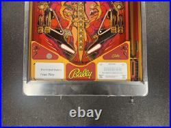 1978 Bally Mata Hari Pinball Machine Prof Techs Plays Great Refurbished 1978 Bally Mata Hari Pinball Machine Prof Techs Plays Great Refurbished