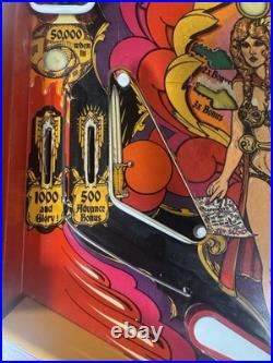 1978 Bally Mata Hari Pinball Machine Prof Techs Plays Great Refurbished 1978 Bally Mata Hari Pinball Machine Prof Techs Plays Great Refurbished
