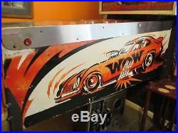 1978 Bally Nitro Ground Shaker Pinball Machine NHRA Drag Racing for Repair