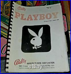 1978 Bally Playboy Pinball Machine Hugh Hefner Vintage Collectors Arcade Game