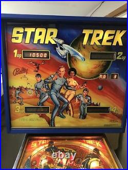 1978 Bally Star Trek Restored Pinball Machine