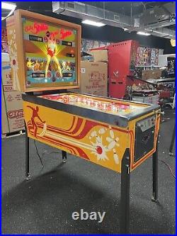 1978 Bally Strikes And Spares Pinball Machine Professional Techs Leds Bowling