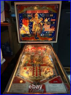 1978 Bally classic Evel Knievel pinball machine that has been fully refurbushed
