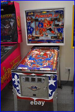1978 Bobby Orr's Power Play Pinball Machine Restored Look to New
