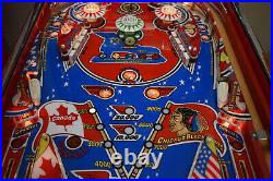 1978 Bobby Orr's Power Play Pinball Machine Restored Look to New