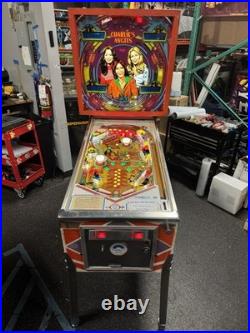 1978 Charlies Angels Pinball Machine Professional Techs Plays Great