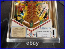 1978 Charlies Angels Pinball Machine Professional Techs Plays Great