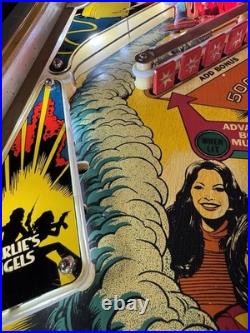 1978 Charlies Angels Pinball Machine Professional Techs Plays Great