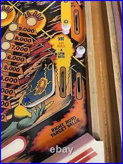 1978 Close Encounters Of The Third Kind Pinball Machine Leds Aliens Gottlieb