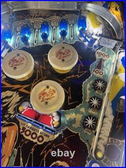 1978 Flash Pinball Machine Professional Techs Leds 8 Drop Targets 1978 Flash Pinball Machine Professional Techs Leds 8 Drop Targets
