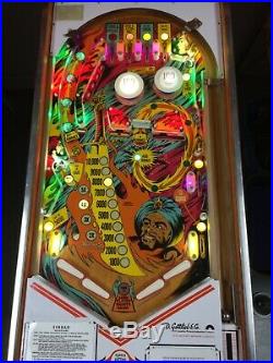 1978 Gottlieb Sinbad Pinball Machine Nice Leds