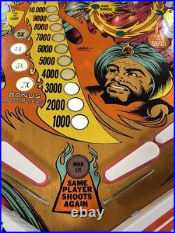 1978 Gottlieb Sinbad Pinball Machine Prof Techs Plays Great Fully Refurbished