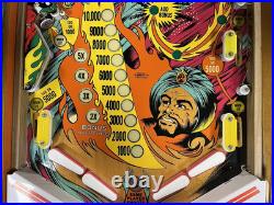 1978 Gottlieb Sinbad Pinball Machine Prof Techs Plays Great Fully Refurbished