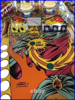 1978 Gottlieb Sinbad Pinball Machine Prof Techs Plays Great Fully Refurbished