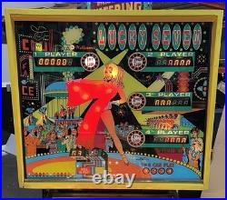 1978 Lucky Seven Pinball Machine Professional Techs Plays Great Fully Refursbhed