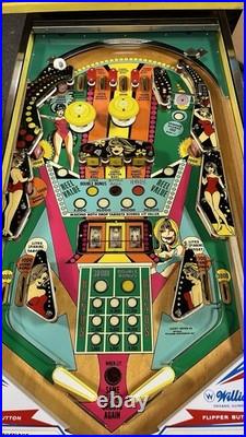 1978 Lucky Seven Pinball Machine Professional Techs Plays Great Fully Refursbhed