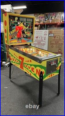 1978 Lucky Seven Pinball Machine Professional Techs Plays Great Fully Refursbhed