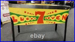 1978 Lucky Seven Pinball Machine Professional Techs Plays Great Fully Refursbhed