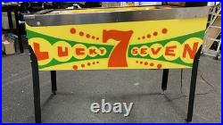 1978 Lucky Seven Pinball Machine Professional Techs Plays Great Fully Refursbhed