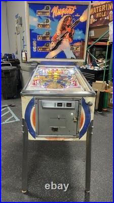 1978 Stern Ted Nugent Pinball Machine Plays Great