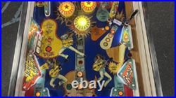 1978 Stern Ted Nugent Pinball Machine Plays Great