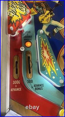 1978 Stern Ted Nugent Pinball Machine Plays Great